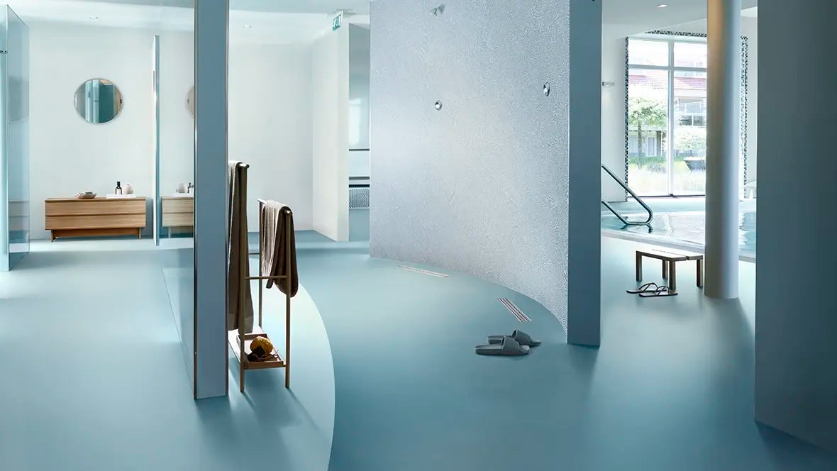 Wetroom safety flooring