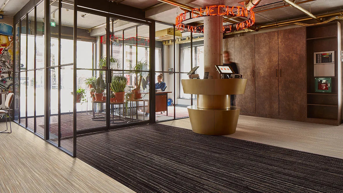 Coral entrance floors