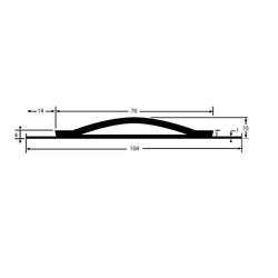 Tarkett Threshold transition for wetroom